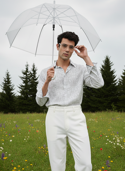 Printed Shirt I Rose Fabric I Floral I Moon N Lotus