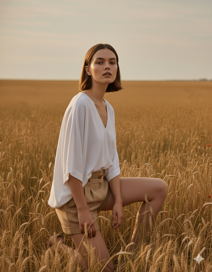 Kimono Top I Bamboo Fabric I White| Moon N Lotus