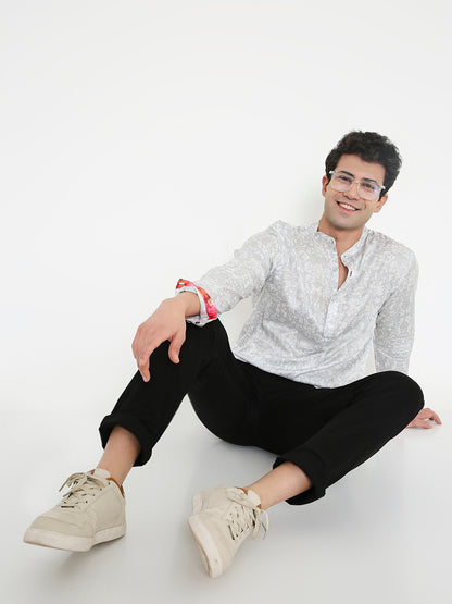 Printed Kurta I Rose fabric I Floral I Moon N Lotus