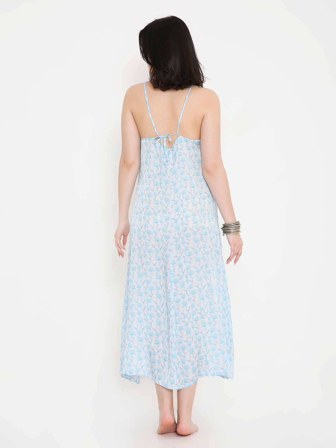 Flowy long summer dress perfect for beach, travel, and vacation styling Moon N Lotus