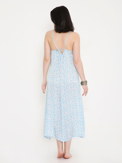 Flowy long summer dress perfect for beach, travel, and vacation styling Moon N Lotus